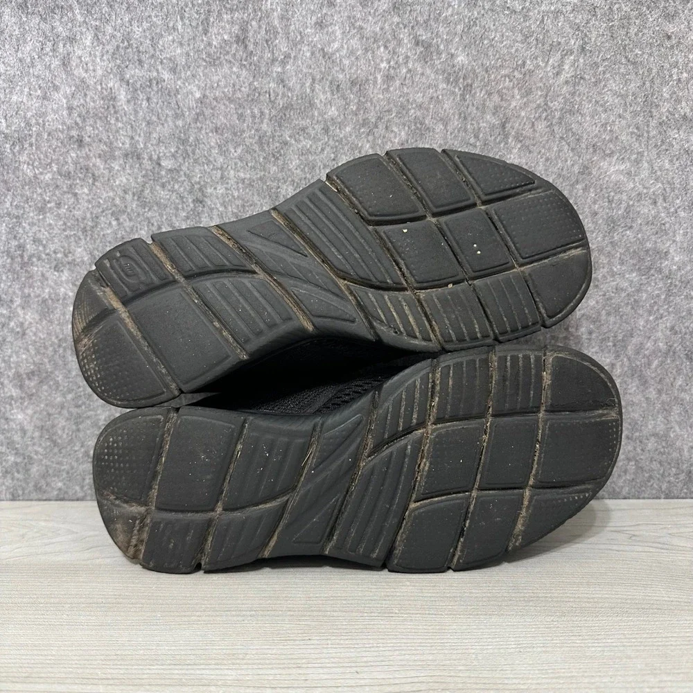 Skechers Mens Equalizer Double Play Slip On Loafers Black Mesh 51509‎ BBK Size 8